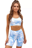 Sky Blue Two Piece Activewear Sets