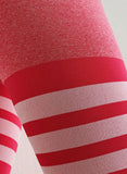 Red Women's Yoga Pants Color Block Casual Daily Yoga Pants LC260150-3