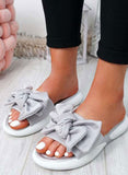 Women's Soft Sole Slippers With Bowknot