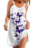 Women's Dresses Butterfly Print Cami Beach Dress