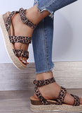 Leopard Women's Sandals Leopard Print Sandals LC121650-20