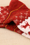 Red Christmas deer socks LC09456-3