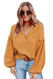 Yellow Button Up Blouse