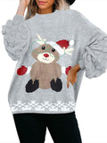 Womens Ugly Christmas Oversized Xmas Sweater