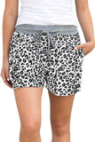 Casual Leopard Drawstring Pocket Leisure Pants