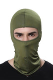 Unisex Outdoor Sun Protection Ski Balaclava For Dust Protection Olive