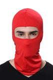 Unisex Windproof Full Face Balaclava Motorcycle Headwear Red