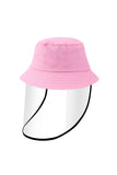 Kids Outdoor Sports Bucket Hat With Detachable Shield Visor