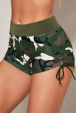 LC472117-9-S, LC472117-9-M, LC472117-9-L, LC472117-9-XL, LC472117-9-2XL, Army Green Camouflage Swim Shorts