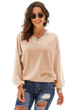 Apricot Sky Blue/Pink/Gray/Apricot Our Country Roads Thermal Top LC252455-18