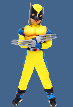 Halloween  Wolverine Costume Deluxe Boys