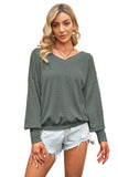 Green Sky Blue/Pink/Gray/Apricot Our Country Roads Thermal Top LC252455-9