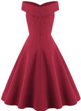 Red Women's Dresses Solid Mini Dress LC616110-3