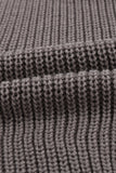 LC272026-16-S, LC272026-16-M, LC272026-16-L, LC272026-16-XL, LC272026-16-2XL, Khaki/Blue/Dark Blue/Gray Dew Shoulder Juliette Knitted Sweater