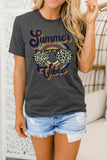 Gray Women 's printed t-shirts LC2529421-11