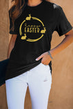 Black Easter Bunny T Shirt Women Funny Summer Short Sleeve Shirts LC25214796-2