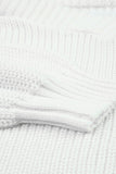 LC272026-1-S, LC272026-1-M, LC272026-1-L, LC272026-1-XL, LC272026-1-2XL, White Khaki/Blue/Dark Blue/Gray Dew Shoulder Juliette Knitted Sweater