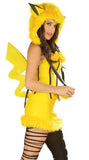 Yellow Hooded Pikachu Halloween Costume