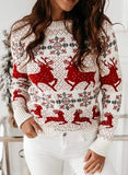 Women's Ugly Christmas Sweaters Reindeer Pullover Tops