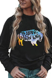 Women's Long Sleeve Graphic Sweatshirt