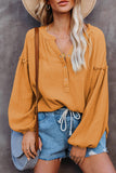 Yellow Button Up Blouse