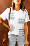 Women's Letters Printed Short Sleeve Graphic T Shirt Mom Baseball Shirt