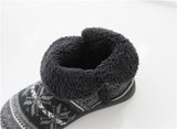 Women's Christmas Winter Home Boots Thick Soled Cotton Shoes Boots