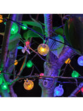 Outdoor Solar Fairy Lights Crystal Balls Holiday Decoration