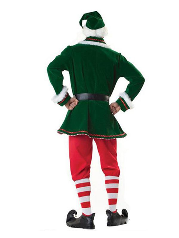 Deluxe Christmas Santa Helper Elf Costume