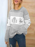Womens Christmas Ugly Reindeer Sweater Jumper