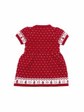 Baby Girls Reindeer Christmas Sweater Dress Outfits