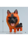 Magnetic Cute Cartoon Wolf Dog Decorative Refrigerator Magnet Brown