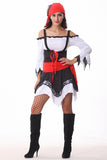 Sexy Ladies Black Halloween Pirate Costume