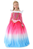 Girls Princess Aurora Halloween Costume