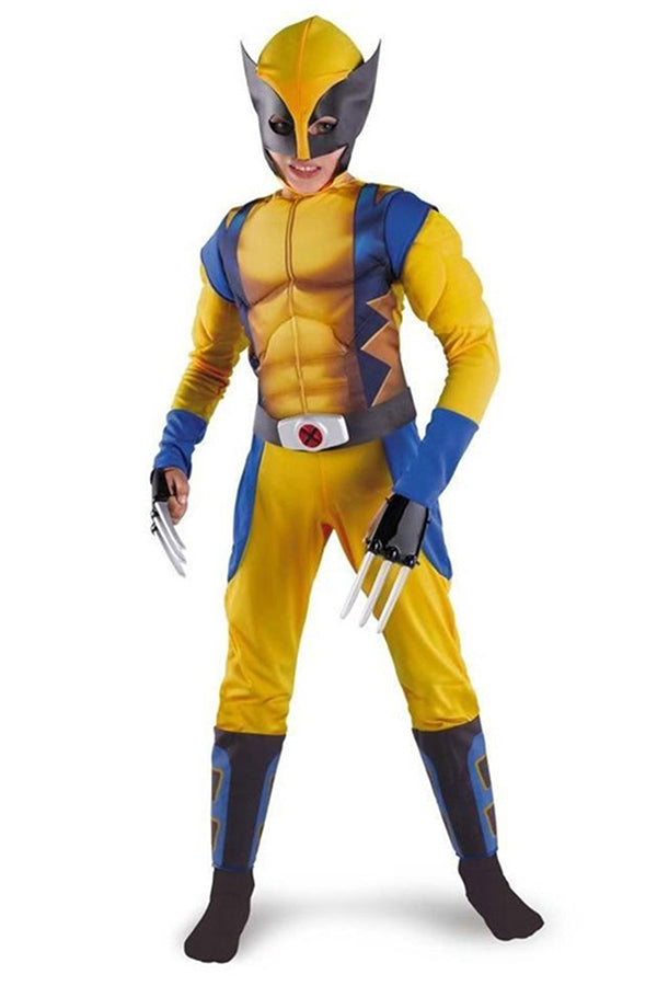 Halloween Deluxe Boys Wolverine Costume