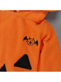 Toddler Devil Pumpkin Jumpsuit Halloween Costume