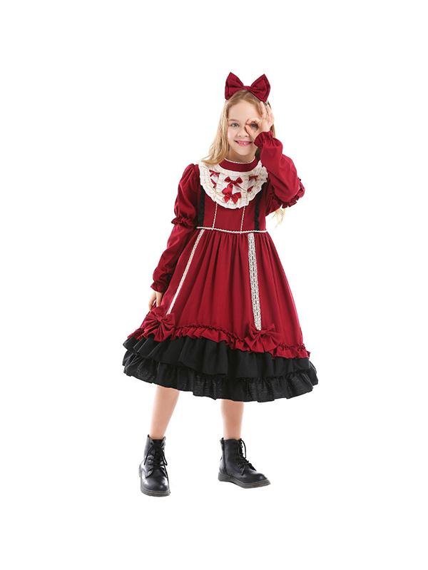 Kids Halloween Lolita Princess Dress