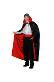 Halloween Stand Collar Death Devil Cloak Unisex Adult's Costume Black