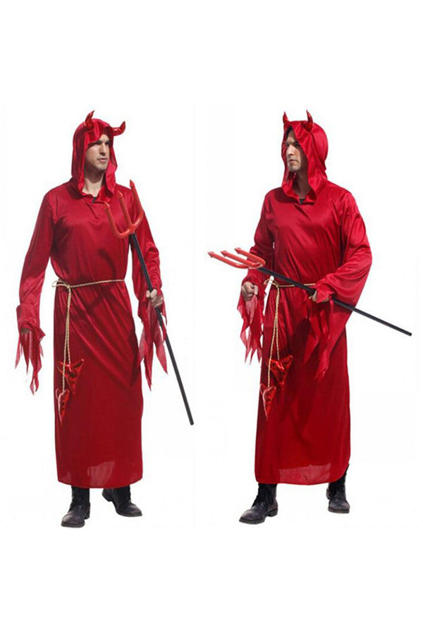 Halloween Cosplay Red Devil Bull Demon King Costume For Men
