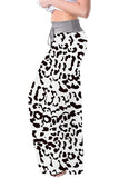Casual Drawstring Leopard Print Lounge Pants For Women