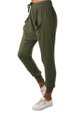 High Waisted Plain Sweatpants Casual Jogger Pants For Women