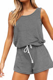 Women's Summer Casual Sleeveless Tank Top And Shorts Two Piece Outfit