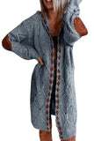 Retro Hooded Cardigan Sweaters For Women