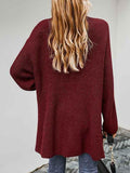 Open Front Chunky Knit Cardigan Women With Pockets