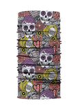 Windproof Scarf Day Of The Dead Sugar Skull Print Neck Gaiter