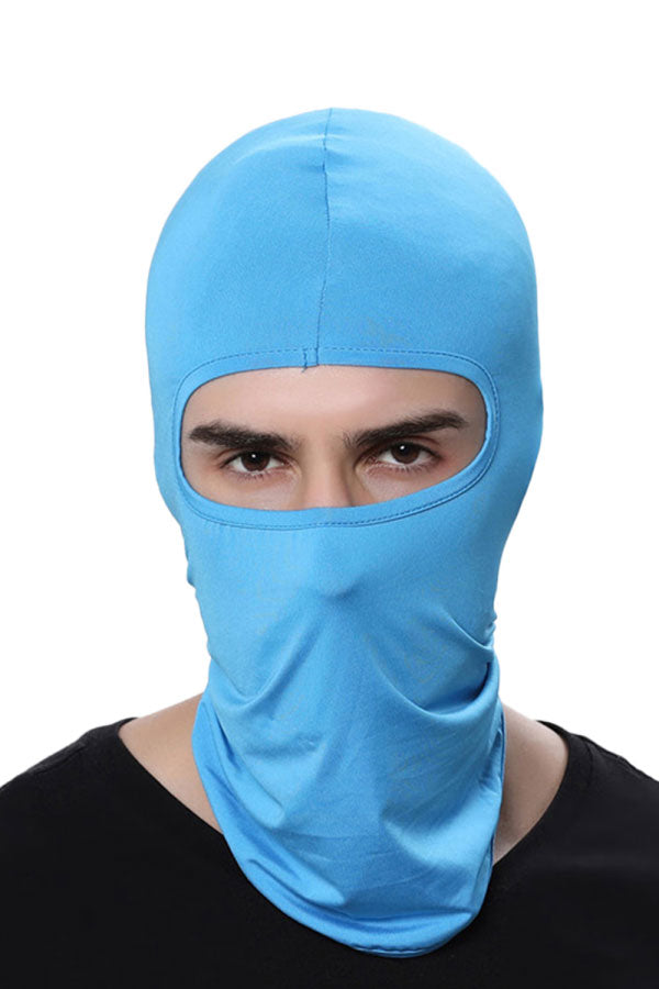 Breathable Motorcycle Ski Balaclava Headwear For Dust Protection Blue