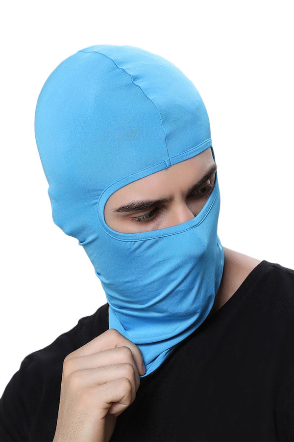 Breathable Motorcycle Ski Balaclava Headwear For Dust Protection Blue
