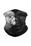 Outdoor Multifunctional Lion Print Neck Gaiter For Dust Protection