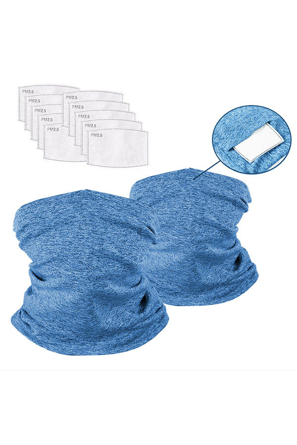 Multi-purpose Neck Gaiter With Filter For Dust Protection