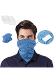 Multi-purpose Neck Gaiter With Filter For Dust Protection